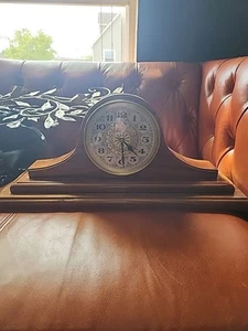 Beautiful Handmade Wooden Mantle Clock. No Flaws. Battery Operated. - Picture 1 of 14