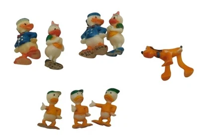 Lote De Mini Juguetes De Plástico De Colección Disney Marx Disneykins Pato Donald Margarita LEER Foto 1 de 4