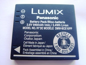 Batterie D'ORIGINE PANASONIC Lumix DMC-FS5 DMC-FS3S - Bild 1 von 1