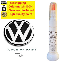 For VOLKSWAGEN LB5N INDIGO BLUE Touch up paint pen with brush (SCRATCH REPAIR)