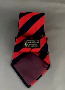 Mens Silk Neckties Stripe London Fog Made Tie - Picture 1 of 1