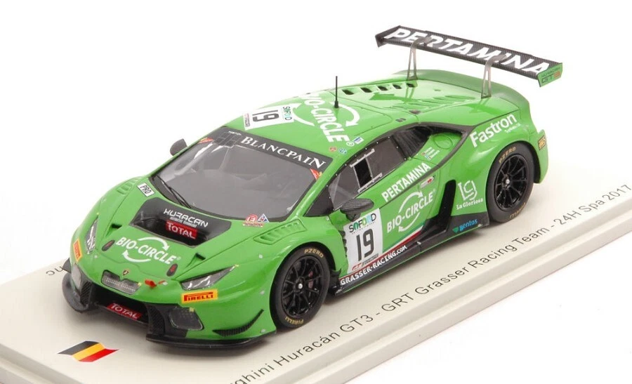 Lamborghini Huracan Gt3 #19 24 H Spa 2017 Ineichen Giammaria Perez Comp Model - Immagine 1 di 1