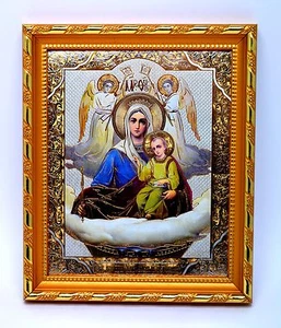 Icono GM fuente curativa икона Богородица Живоносный источник освящена 21x18x1,7 - Imagen 1 de 1