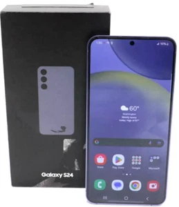 Samsung Galaxy S24 SM-S921U 128GB 5G T-mobile Violet Mint No Scratches Fast Ship - Afbeelding 1 van 5
