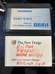 98 1998 Dodge Stratus Owners Manual Guide Book Booklet - Picture 1 of 4