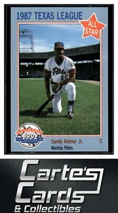 Sandy Alomar Jr. 1987 Feder Texas League All Stars #10  Wichita Pilots - Picture 1 of 2