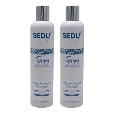 Paquete de 2 champú diario Sedu Therapy nutritivo 10,1 oz aceite de marula sin sulfato difícil de encontrar Foto 1 de 4