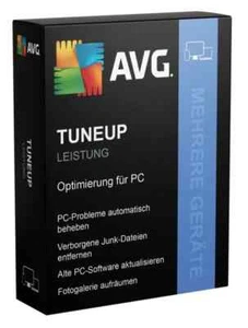 AVG TuneUp Utilities 2024 1 PC Full Version PC TuneUp PERFORMANCE UE German NEW - Afbeelding 1 van 2