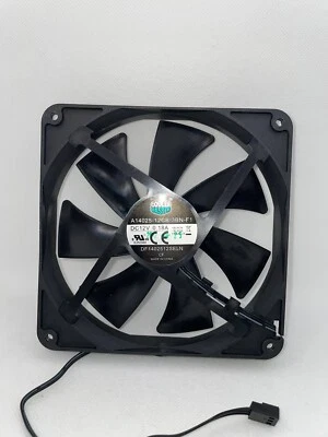 Cooler Master MasterFan A14025-12CB-3BN-F1 140mm Silent PC Fan 2000rpm 12V 0.18A - Image 1 of 2
