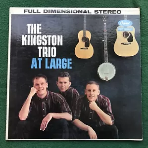The Kingston Trio At Large 33rpm LP Vinyl Record Album 12” untested - Imagen 1 de 3