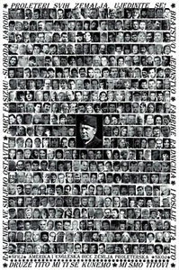 POSTER 110x75cm - Jugoslavija - Tito Rade Serbedzija Mira Furlan Otpisani SFRJ - Picture 1 of 12