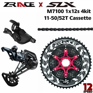 Shimano SLX M7100 12 speed Upgrade Drivetrain Groupset 11-50T 52T MTB 12S Group - Picture 1 of 12