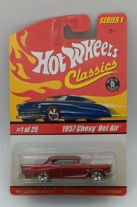 2005 Hot Wheels Classics Series 1 #1 of 25 1957 Chevy Bel Air Limited Edition - Picture 1 of 3