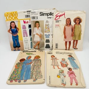 Lot of 5 Vintage Children's Sewing Patterns Sizes A and MD - Picture 1 of 16