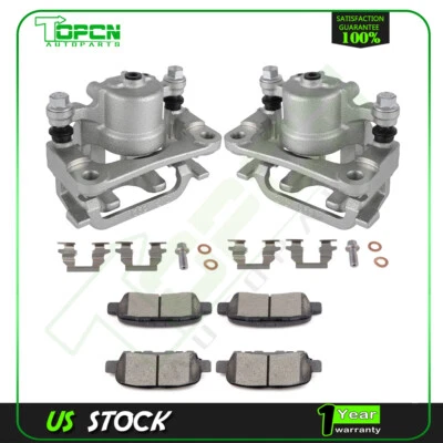 Pinzas de freno traseras y pastillas de cerámica para Infiniti M45 2006 2007 2008 2009 Foto 1 de 4