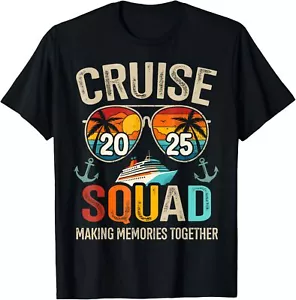 Cruise Squad 2025 Family Vacation Matching Group Summer T-Shirt - Picture 1 of 5