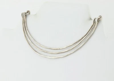 Sterling Silver Silpada Triple Tier Necklace 20" - Image 1 of 4