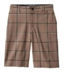 Skate Shorts Zeroxposur Brown UV 50 Adjustable Waist Magnum Performance Boys- 18 - Picture 1 of 4