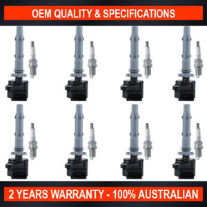 Pack of SWAN Ignition Coils & NGK Spark Plugs for Mercedes Benz S500 (5.5L)
