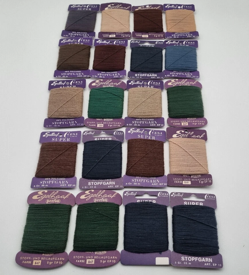 Stopfgarn 20 Egelhaaf Stopf- und Beilaufgarn aus 100% Polyamid Bunte Mischung 50 - Bild 1 von 1