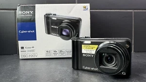 Sony Cyber-Shot DSC-HX5V 10.2MP Digital Camera Boxed - Black - Picture 1 of 14