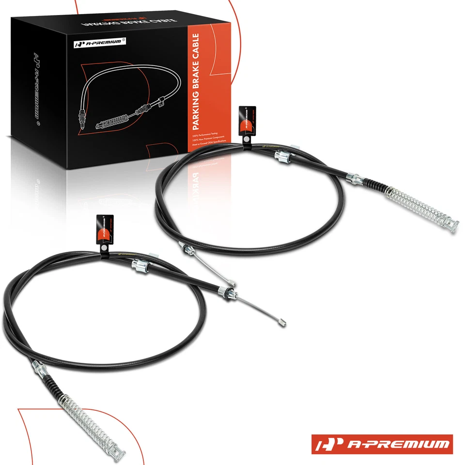 2 задних троса стояночного тормоза для Chevrolet Silverado 3500 GMC Sierra 3500 01-05 - Изображение 1 из 4