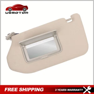 New Sun Visor Tan W/ Lamp For Nissan Pathfinder Infiniti QX60 JX35 Driver Side - Picture 1 of 10