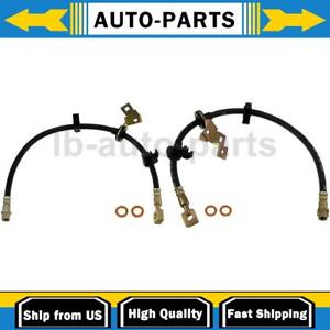 2X Front Brake Line Hose First Stop For For Mercedes-Benz ML320 1999-2003