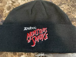 ARDBEG SCOTCH WHISKY MONSTERS OF SMOKE WINTER BEANIE HAT IMPOSSIBLE TO FIND NEW - Picture 1 of 9
