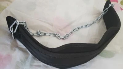 Dipping Belt Body Building Weight Lifting Dip Chain Exercise Gym Training - Image 1 of 4