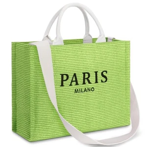 Large Tote Bag for Women Woven Bag Top-handle Shoulder Crossbody Tote Bag for... - Picture 1 of 6