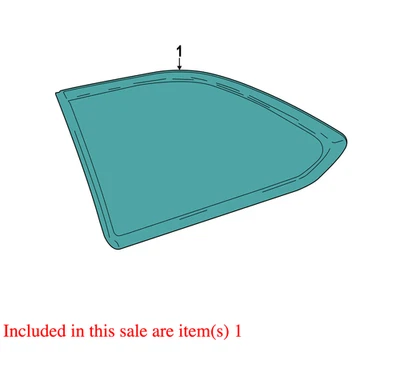 Toyota Highlander 2017 cuarto de vidrio FQ26114YPY Foto 1 de 2