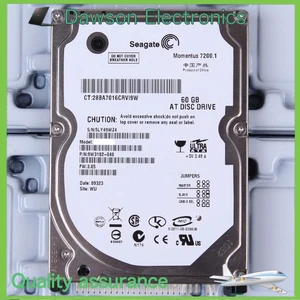 For Seagate Momentus ST96023A 60 GB 7200 RPM 2.5" HDD PATA IDE Hard Drive Laptop - Picture 1 of 1