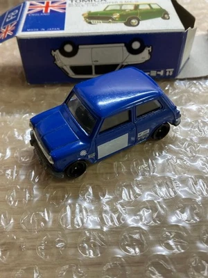 Tomica Blue Box F8 BLMC Mini Cooper S Mark III Blue BMC Model Made in Japan 1979 - Image 1 of 4