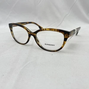 Burberry Womens Cat Eye Demo Lens Eyeglasses BE2357 Tortoise - Picture 1 of 11