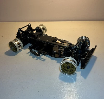 Rc Parts Car Chassis Tamiya 1/10 Porsche Turbo RSR Type 934 Black Edition TA02SW - Image 1 of 4