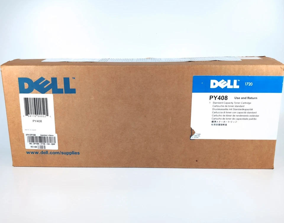 Genuine Dell PY408 Standard Capacity Toner Cartridge For 1720 1720DN Printers - Image 1 of 4