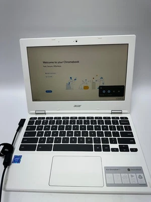 Acer Chromebook N15Q8 11.6" Intel N3060@1.6GHz 4GB RAM 16GB SSD CB3-132-C4VV - Image 1 of 3