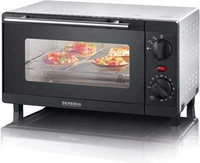 SEVERIN Mini Back- und Toastofen, kompakter Backofen inkl. Grillrost und - Bild 1 von 4