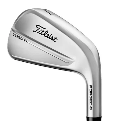 Titleist T250 Launch Spec 4G 6-PW, GW Iron Set Reg Mitsubishi MMT Blue 85 Mint - Image 1 of 3
