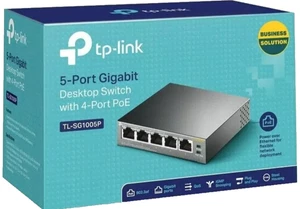TP-Link TL-SG1005P 5-Port Gigabit Desktop Switch 4-Port PoE - Picture 1 of 1