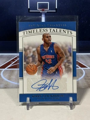 2019-20 National Treasures Timeless Auto #TTS-JST Jerry Stackhouse #/99 SP JA - Image 1 of 2