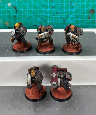 WARHAMMER 40K SPACE MARINES SCOUT SQUAD GW GAMES WORKSHOP PINTADO Foto 1 de 4