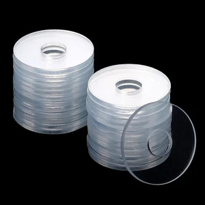 50PCS 3/4 Inch Clear Washers for Screws Vinyl Replacement Plastic Flat...  - Picture 1 of 6