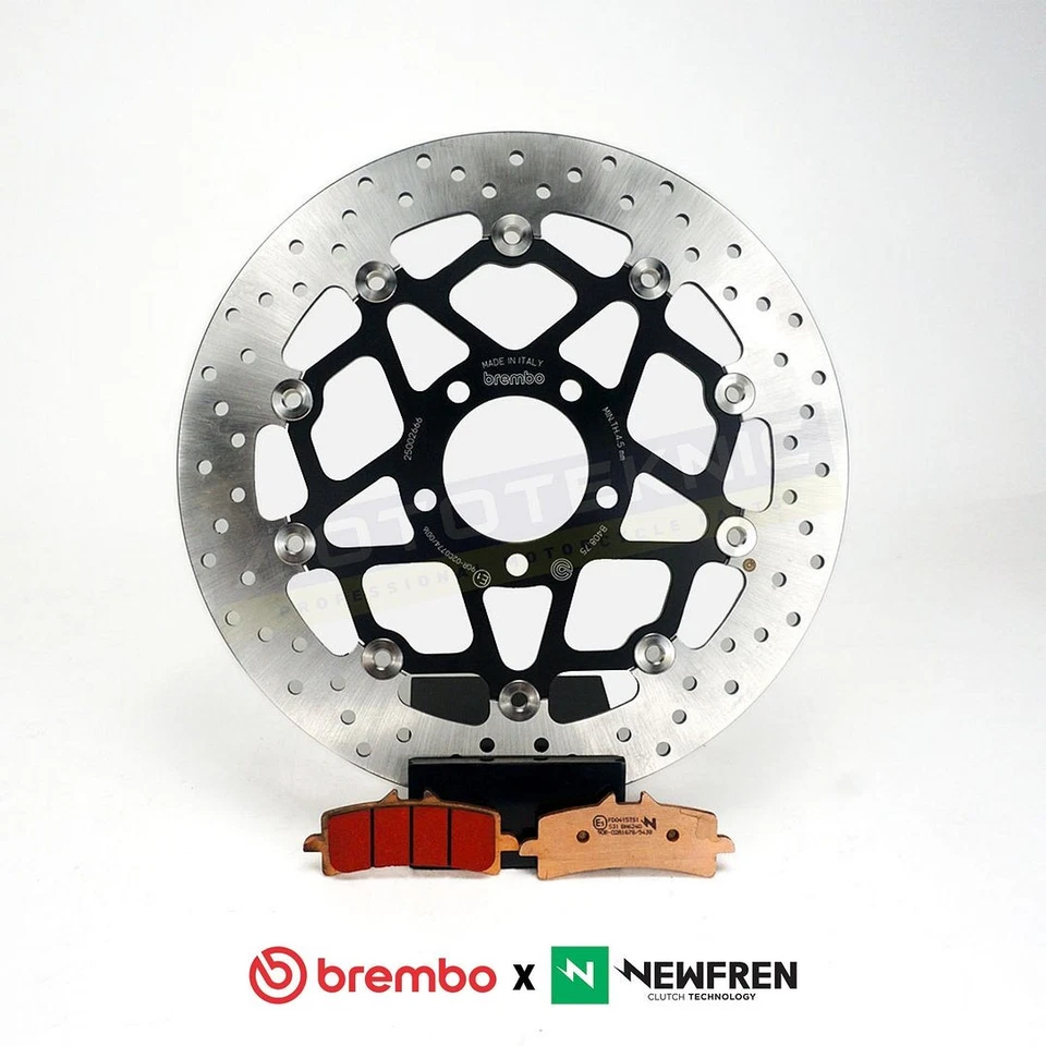 Brembo Front Brake Disc + Newfren TS1 Pads for Kawasaki VN 650 Vulcan S 2015 +on - Image 1 of 1