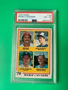 Tarjeta de novato Dale Murphy Braves 1978 Topps casi como nueva PSA 8 - Imagen 1 de 2