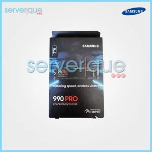 MZ-V9P2T0B/AM Samsung 990 PRO Series 2TB M.2 2280 PCIe 4.0 NVMe Internal SSD - Afbeelding 1 van 3
