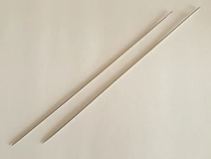 2 Puppennadeln 12cm lange Nähnadeln Puppen basteln Nadel lang Matratzennadeln - Bild 1 von 3