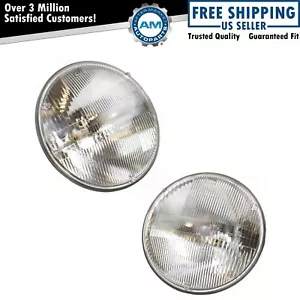 Par de faros redondos sellados de doble haz para Chevy GMC Dodge Ford - Imagen 1 de 4