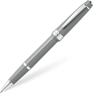 Cross Bailey Light Grey Color Silver Tone Black Rollerball Pen with Gift Box - Bild 1 von 6